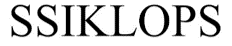 ssiklops word logo